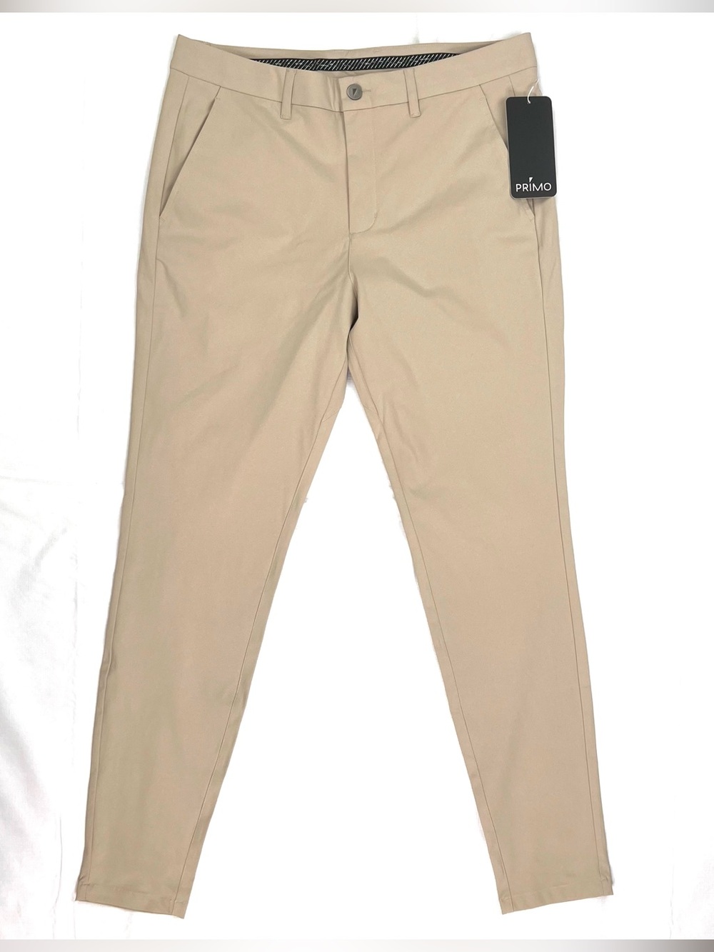Primo Golf Pants Men's 34x34 Performance Stretch Light Khaki NEW